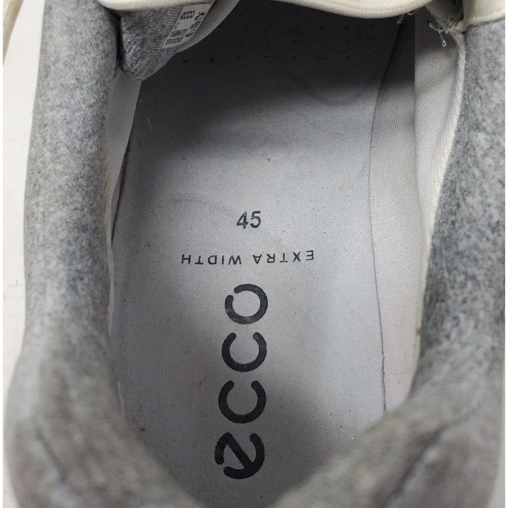 ECCO‎ Biom Hybrid 3 Golf Shoes Mens 45 Shoes Grey Yak Leather Waterproof Sneaker